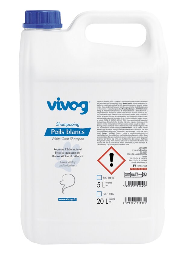 Šampon pro bílou srst Vivog - Image 4
