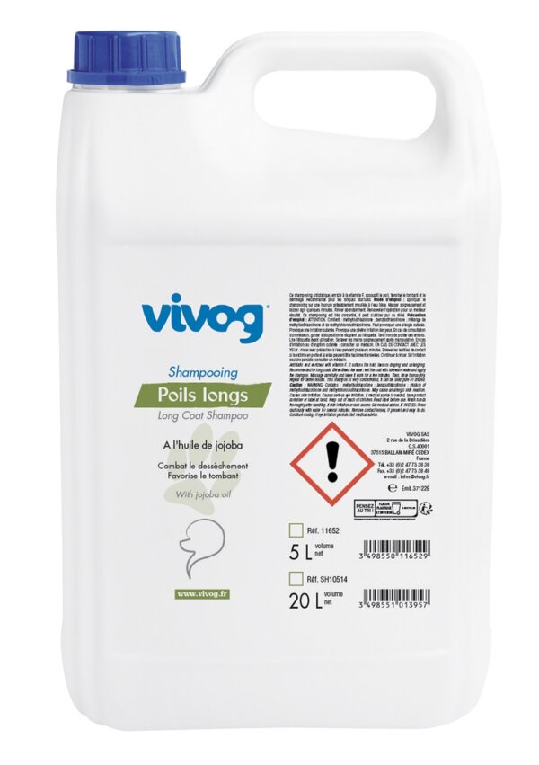 Šampon Poils Longs Vivog s jojobovým olejem - Image 4
