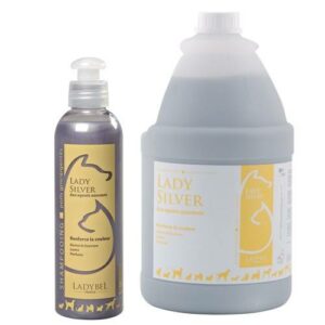 LadyBel silver shampoing šampon pro stříbrou a šedou srst
