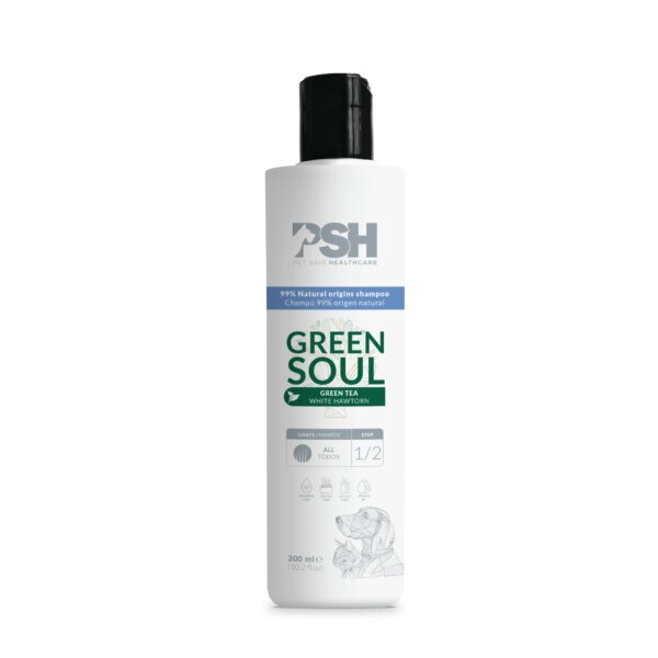 PSH Home Green Soul Shampoo čistící šampon ze zeleného čaje