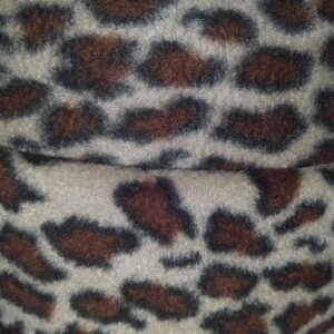 Fleece flís vzor leopard