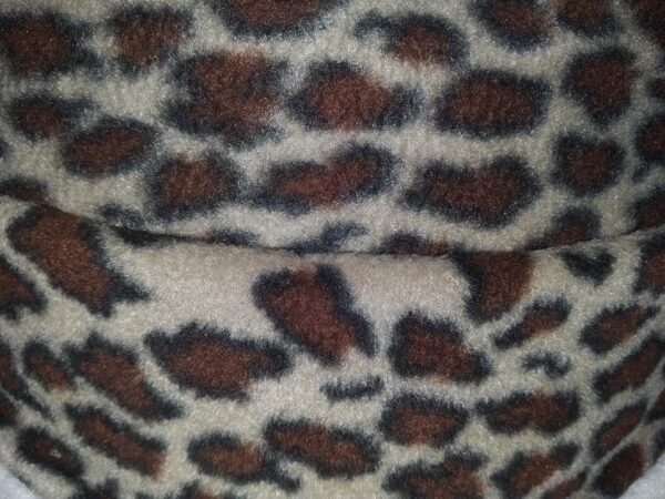Fleece flís vzor leopard