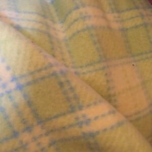 Fleece flís zelené káro
