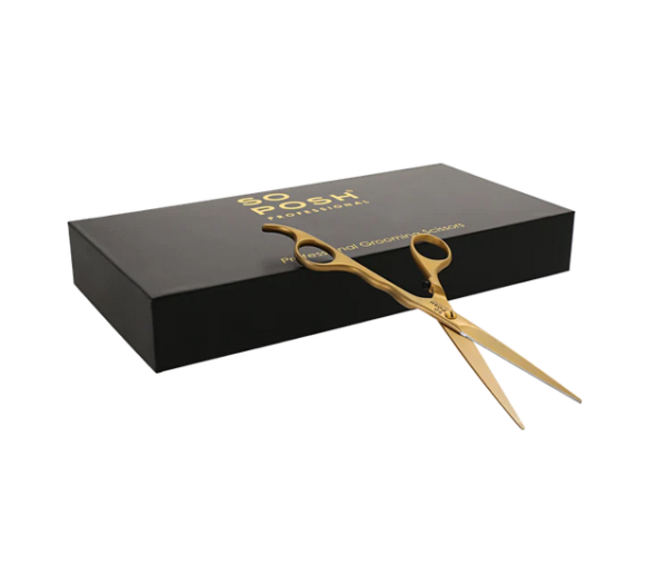 So Posh nůžky Satin Gold 7" 18cm Ergonomické
