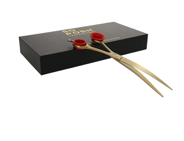 So Posh nůžky Satin Gold 8,5" 22cm Zakřivené