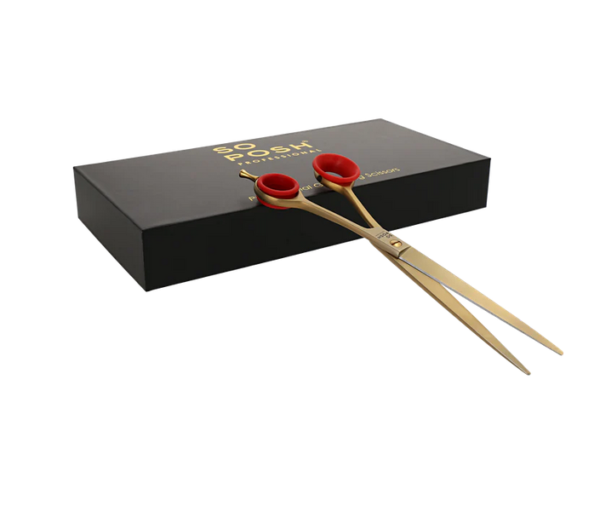 So Posh nůžky Satin Gold 8,5" 22cm rovné