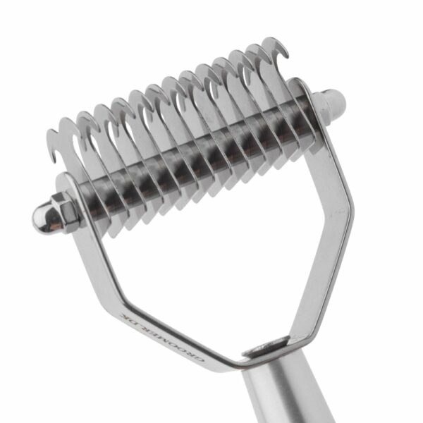 Groomer.DK Trimovací hrabičky Twin King 2v1 PROFI kovové malé - Image 4