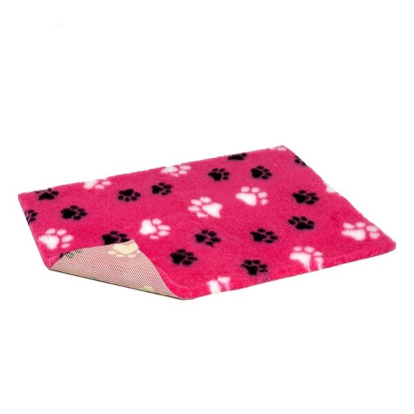 VetBed de Luxe Paws pink