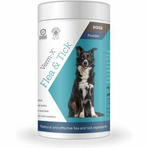 Verm-X  Flea Tick Powder přípravek proti blechám a klíšťatům pro psy