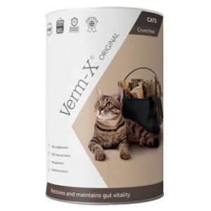 Verm-X Přírodní granule pro kočky proti střevním parazitům