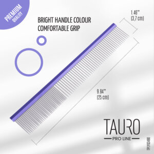 Tauro pro Line Hřeben ULTRA LIGHT LINE fialový 25cm 70/30