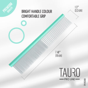 Tauro pro Line Hřeben ULTRA LIGHT LINE mentolový 19cm 50/50