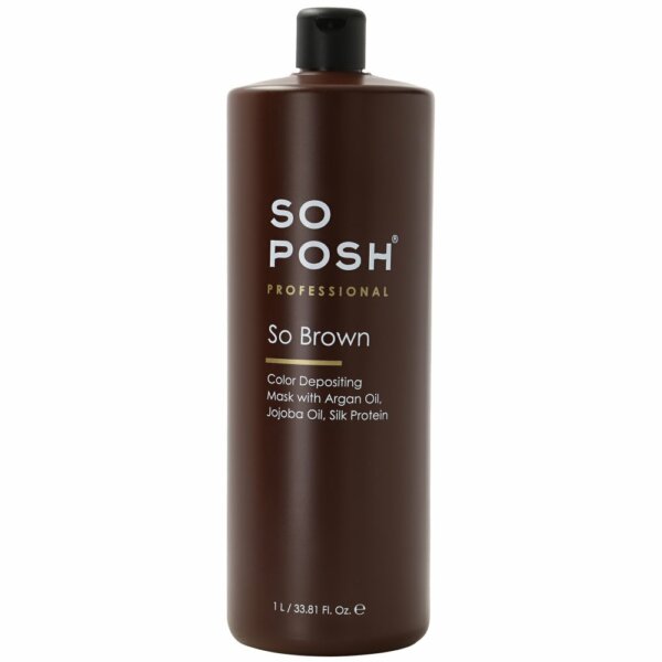 So Posh So Brown Color Depositing Mask profesionální zvýrazňující maska ​​pro hnědou srst - Image 3
