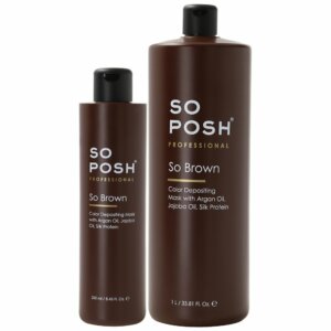 So Posh So Brown Color Depositing Mask profesionální zvýrazňující maska ​​pro hnědou srst