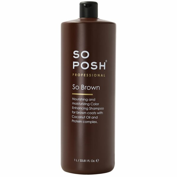 So Posh So Brown Shampoo profesionální šampon zvýrazňující hnědou barvu srsti - Image 3