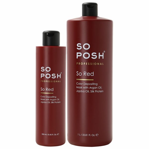 So Posh So Red Color Depositing Mask profesionální maska ​​pro zvýraznění červené srsti