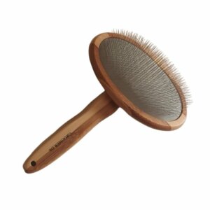Groomer.dk Bambusový drátkový slicker pro objem