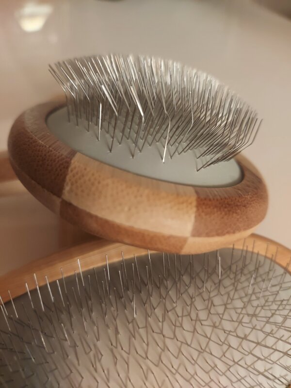 Groomer.dk Bambusový drátkový slicker pro objem - Image 3
