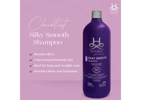 HYDRA Silky Smooth Shampoo Hedvábný šampon pro narovnání srsti