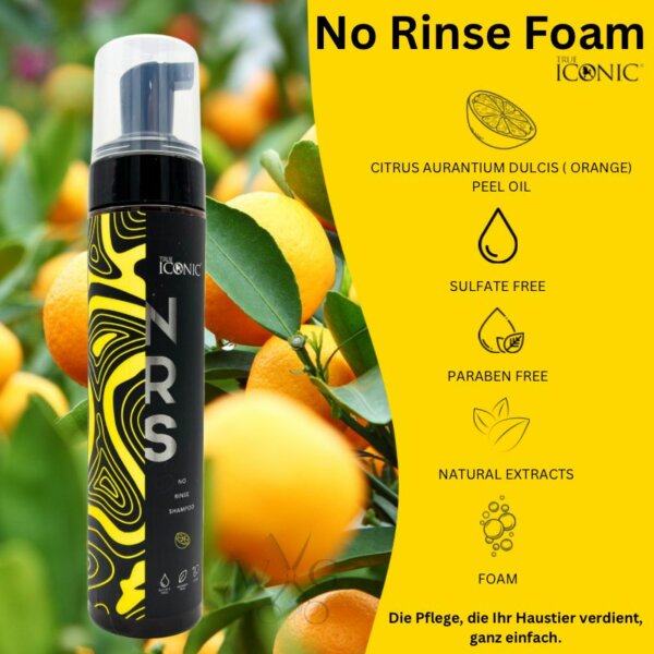 True Iconic No Rinse Shampoo Foam bezoplachový pěnový šampón - Image 2